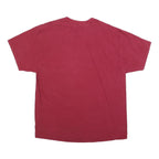 HANES Mens Maroon West Campus Grandpa Graphic T-Shirt XL Short Sleeve Crew Neck