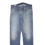 LEVI'S Mens Blue Regular Straight Denim Medium W31 L31 Casual Zip Jeans