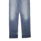 LEVI'S Mens Blue Regular Straight Denim Medium W31 L31 Casual Zip Jeans
