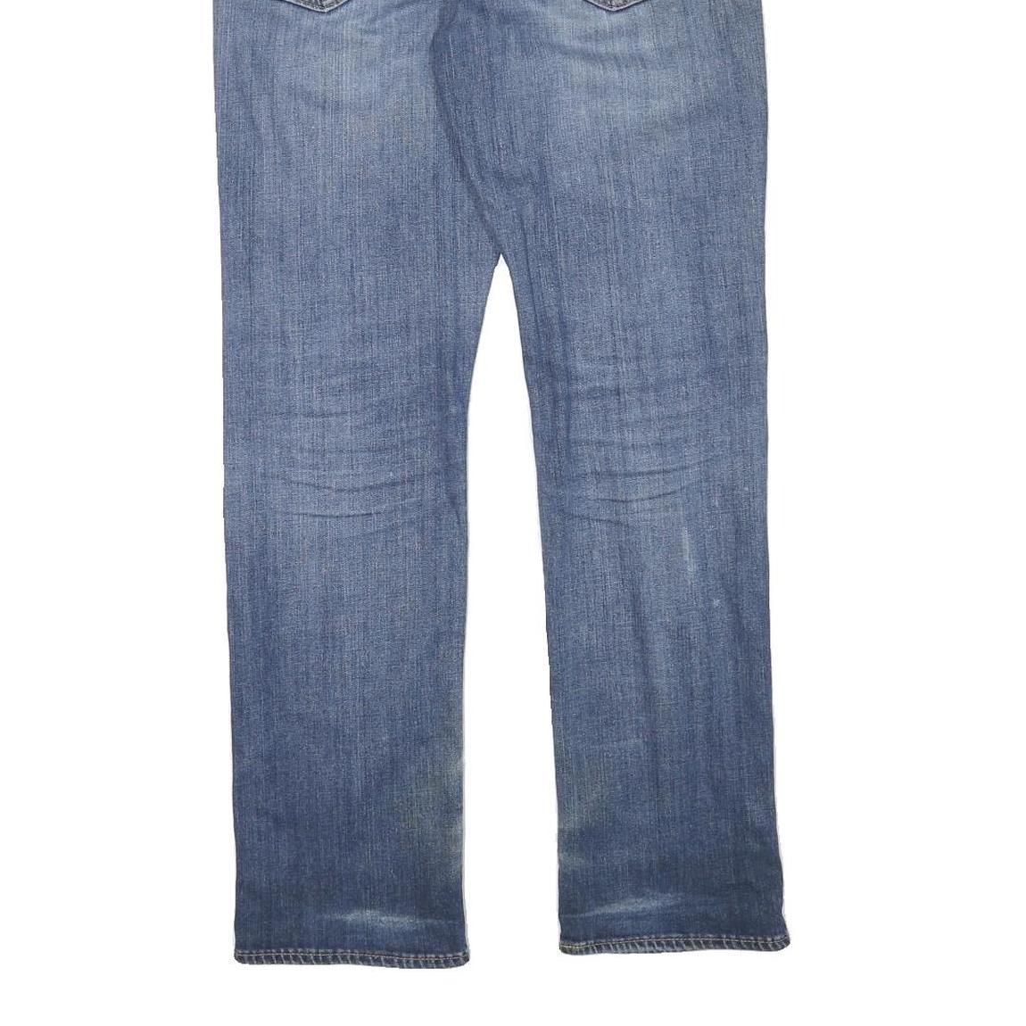 LEVI'S Mens Blue Regular Straight Denim Medium W31 L31 Casual Zip Jeans