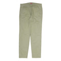 LEVI'S Mens Cotton Beige Regular Fit Straight Leg Trousers W30 L29 Casual Zip