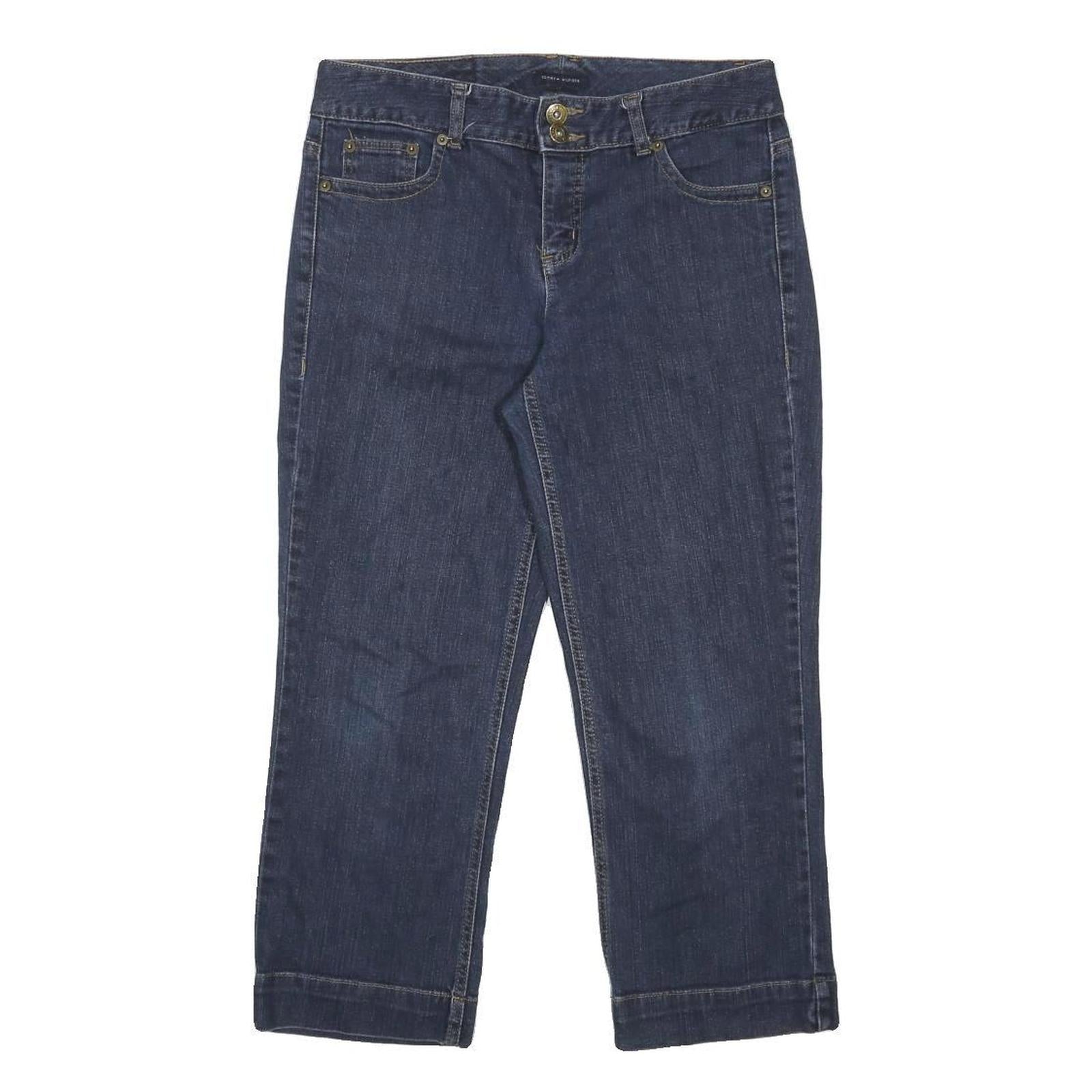 TOMMY HILFIGER Womens Jeans Blue Regular Straight Denim Medium W31 L23 Classic