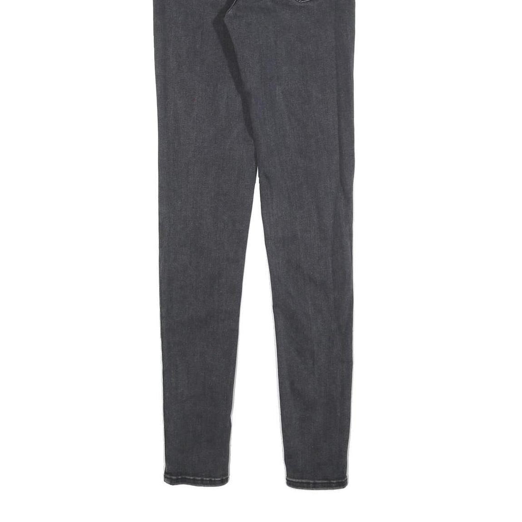 LEVI'S Womens Jeans Black Slim Skinny Denim Medium W27 L32 Stretch Zip Fasten