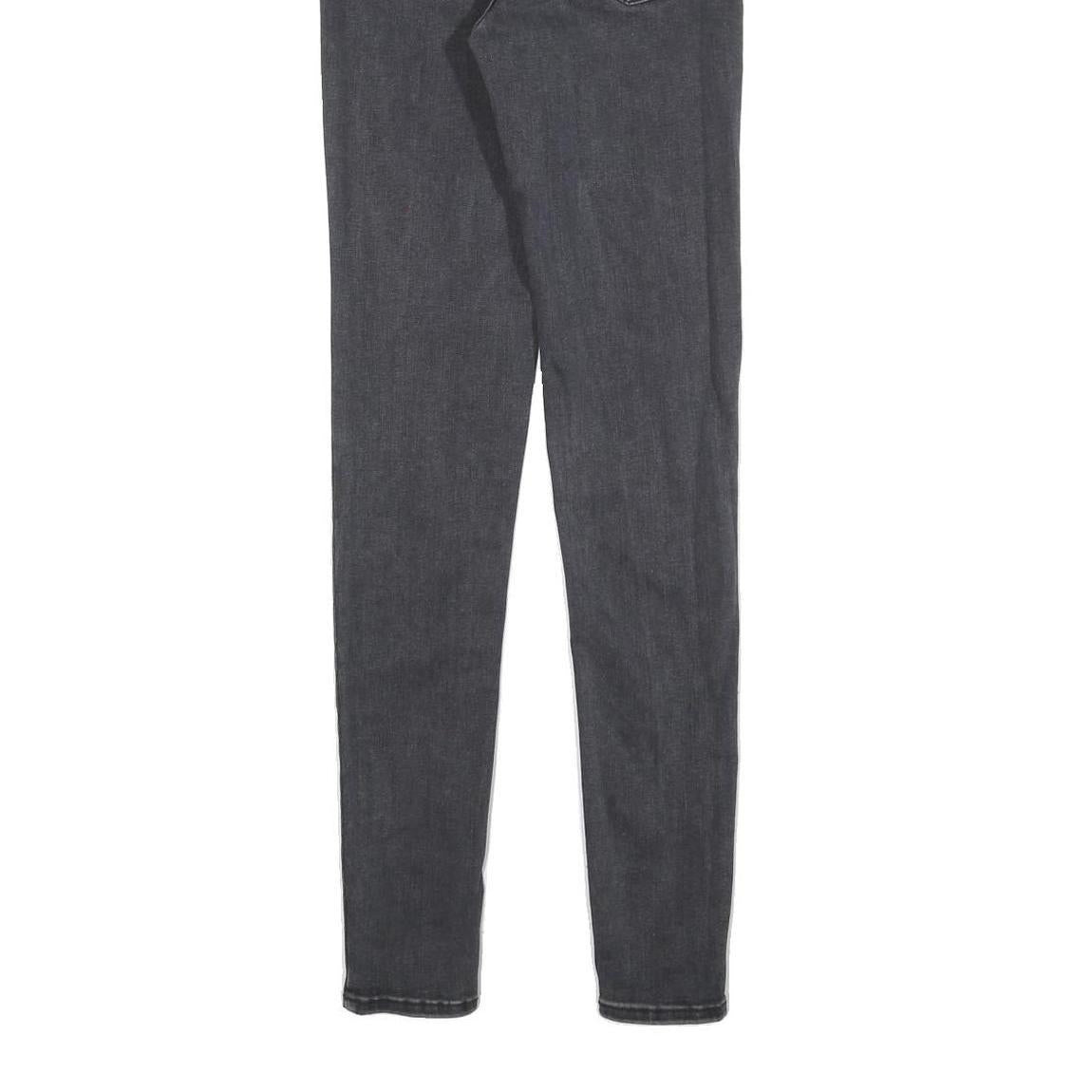 LEVI'S Womens Jeans Black Slim Skinny Denim Medium W27 L32 Stretch Zip Fasten