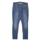 LEVI'S Womens Jeans Blue Slim Skinny Denim Medium W30 L27 Stretch Zip Pocket