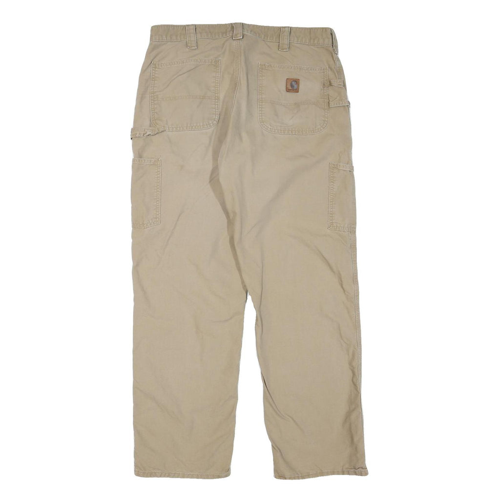 CARHARTT Mens Shorts Beige Casual Workwear L W36 Durable Cotton Blend