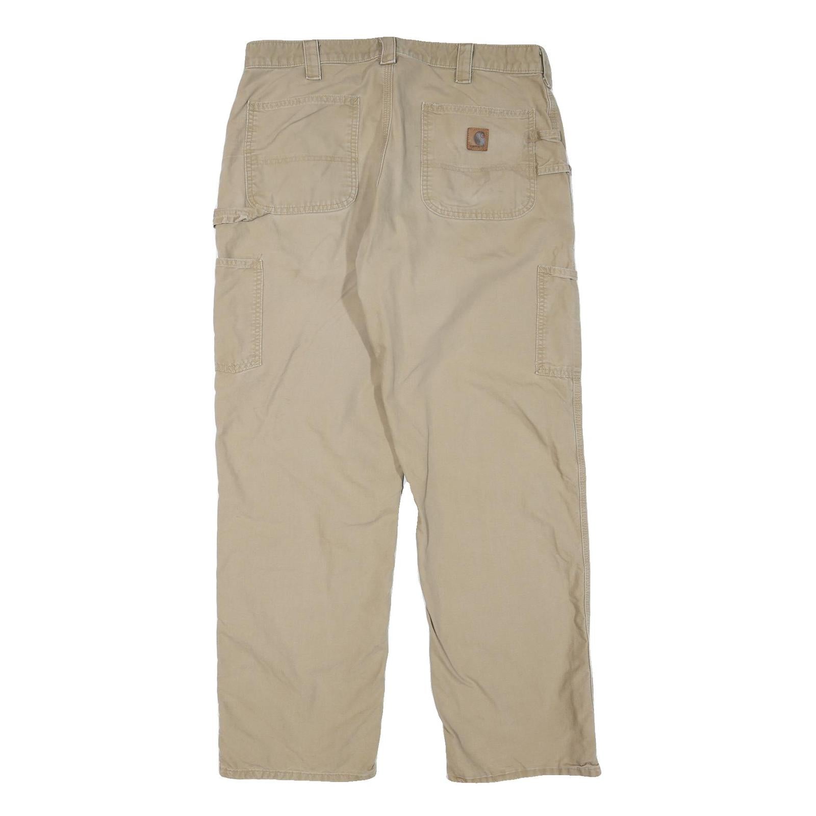 CARHARTT Mens Shorts Beige Casual Workwear L W36 Durable Cotton Blend