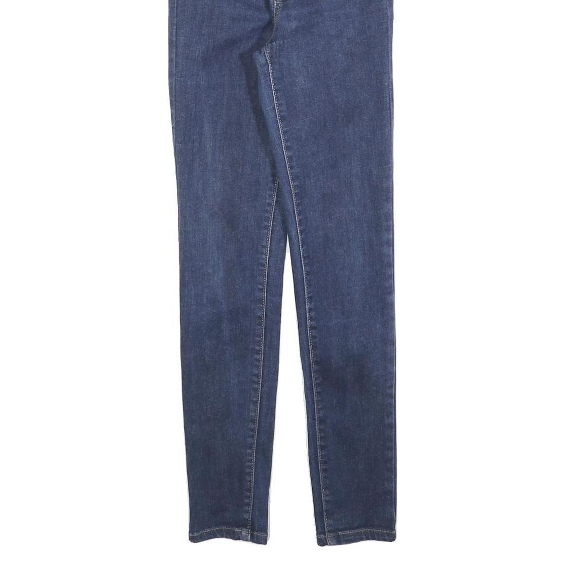 LEVI'S Womens Jeans Blue Slim Skinny Denim Medium W25 L26 Zip Cotton Blend