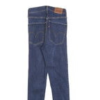 LEVI'S Womens Jeans Blue Slim Skinny Denim Medium W25 L26 Zip Cotton Blend