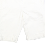 DICKIES Womens Shorts White Casual Regular Fit M W30 Cotton Blend