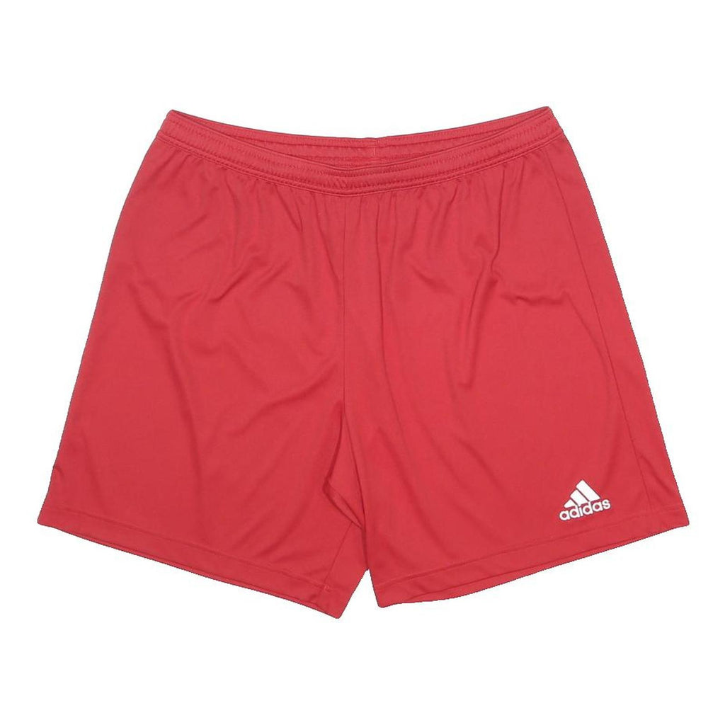 ADIDAS Mens Shorts Red Casual XL W32 Polyester Lightweight Workout