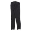 LEVI'S 721 BIG E Womens Jeans Black Slim Skinny Denim W25 L28 Zip Cotton Blend