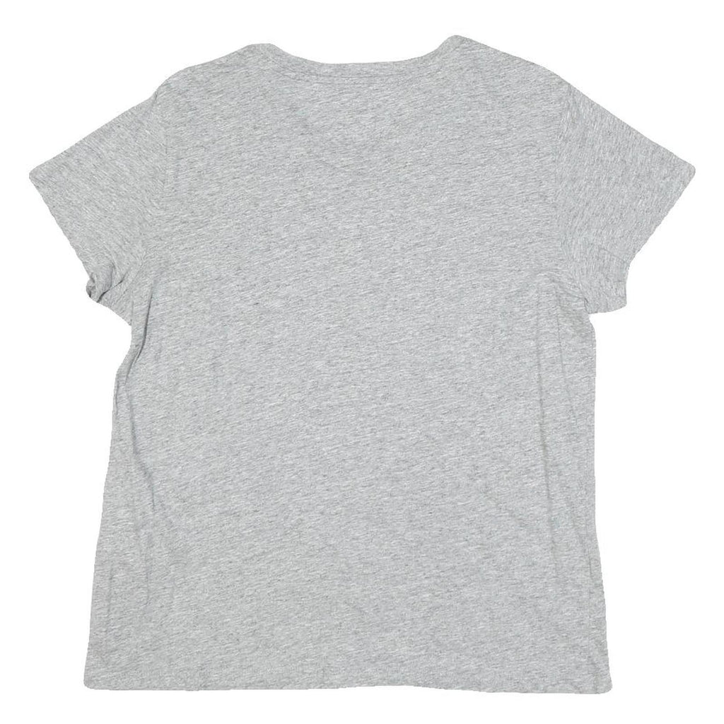 LEVI'S Mens Grey L Cotton Blend Short Sleeve Crew Neck Logo T-Shirt