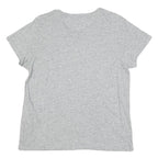 LEVI'S Mens Grey L Cotton Blend Short Sleeve Crew Neck Logo T-Shirt