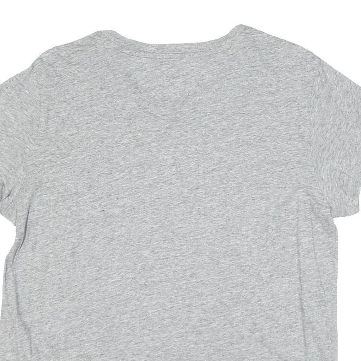 LEVI'S Mens Grey L Cotton Blend Short Sleeve Crew Neck Logo T-Shirt