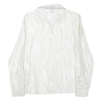 REISS Womens White Polyester Blend Shirt UK 12 Elegant Long Sleeve Formal