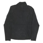 THE NORTH FACE Womens Black Patterned Jumper 1/4 Zip Regular Fit L