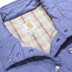 CARHARTT Womens Lilac Quilted Polyester Button Jacket XL Casual Lightweight