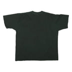 BOW VALLEY Mens Black Rattlesnake Graphic T-Shirt XL Short Sleeve Crew Neck