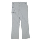 CRIVIT Womens Polyester Blend Light Grey Regular Fit Straight Leg Trousers W30