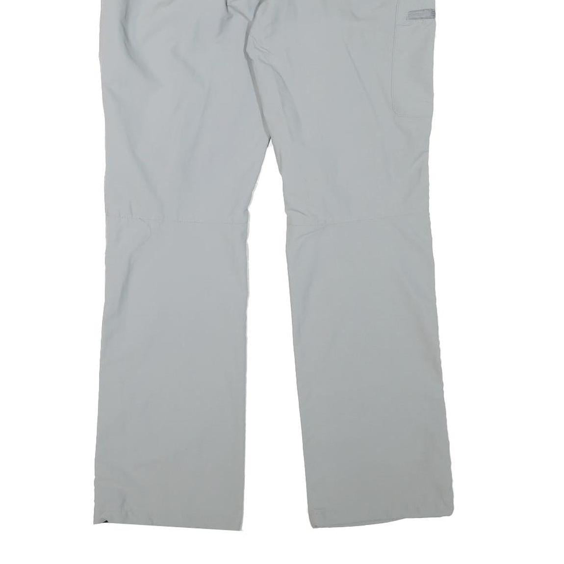 CRIVIT Womens Polyester Blend Light Grey Regular Fit Straight Leg Trousers W30