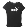 PUMA Womens Black Graphic T-Shirt M Short Sleeve Crew Neck Cotton Blend Casual