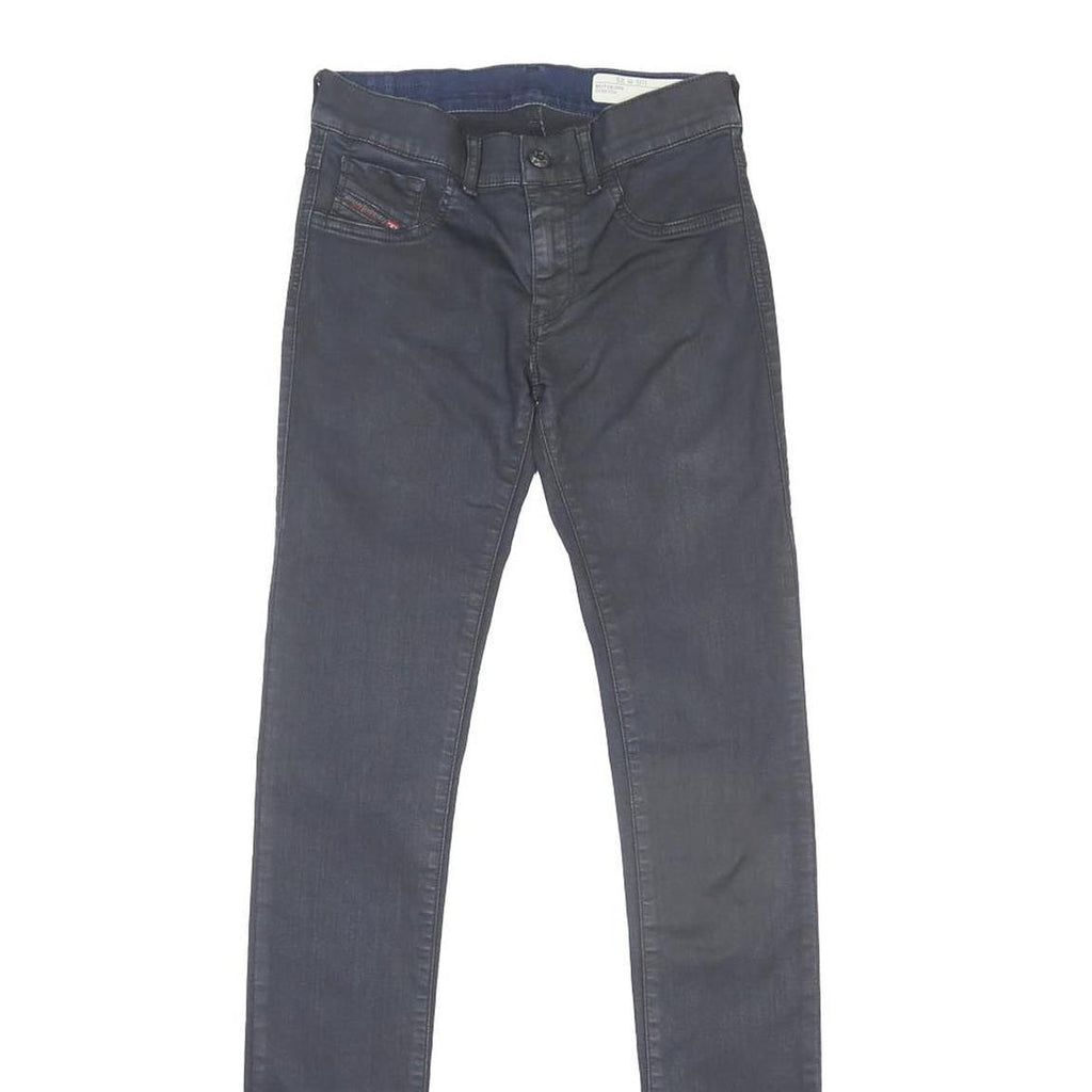DIESEL Womens Jeans Blue Slim Skinny Denim Dark W25 L32 Zip Cotton Blend
