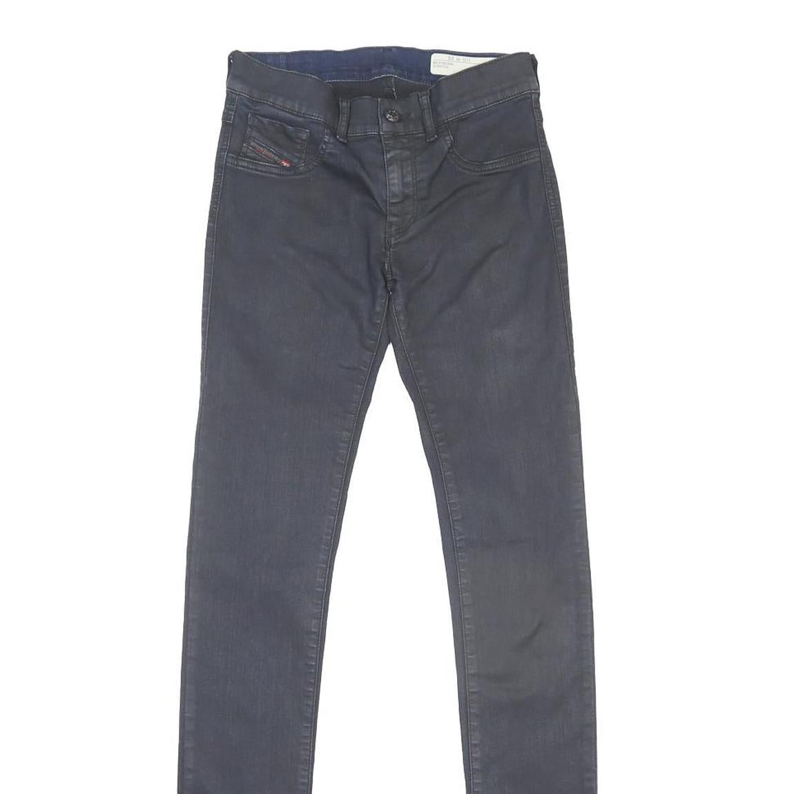 DIESEL Womens Jeans Blue Slim Skinny Denim Dark W25 L32 Zip Cotton Blend