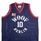 ISKAY SPORTS Woof Berlin #10 Basketball Mens Jersey Blue Sleeveless 90s 3XL