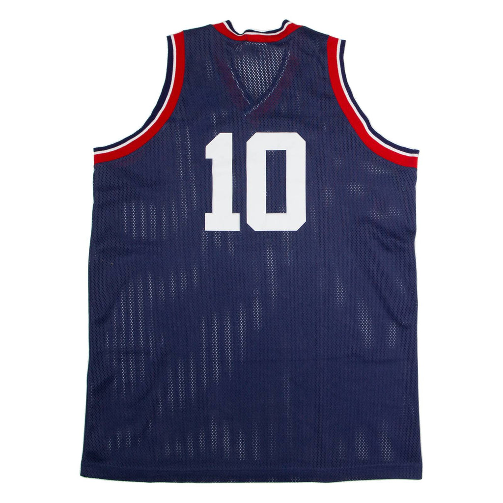 ISKAY SPORTS Woof Berlin #10 Basketball Mens Jersey Blue Sleeveless 90s 3XL