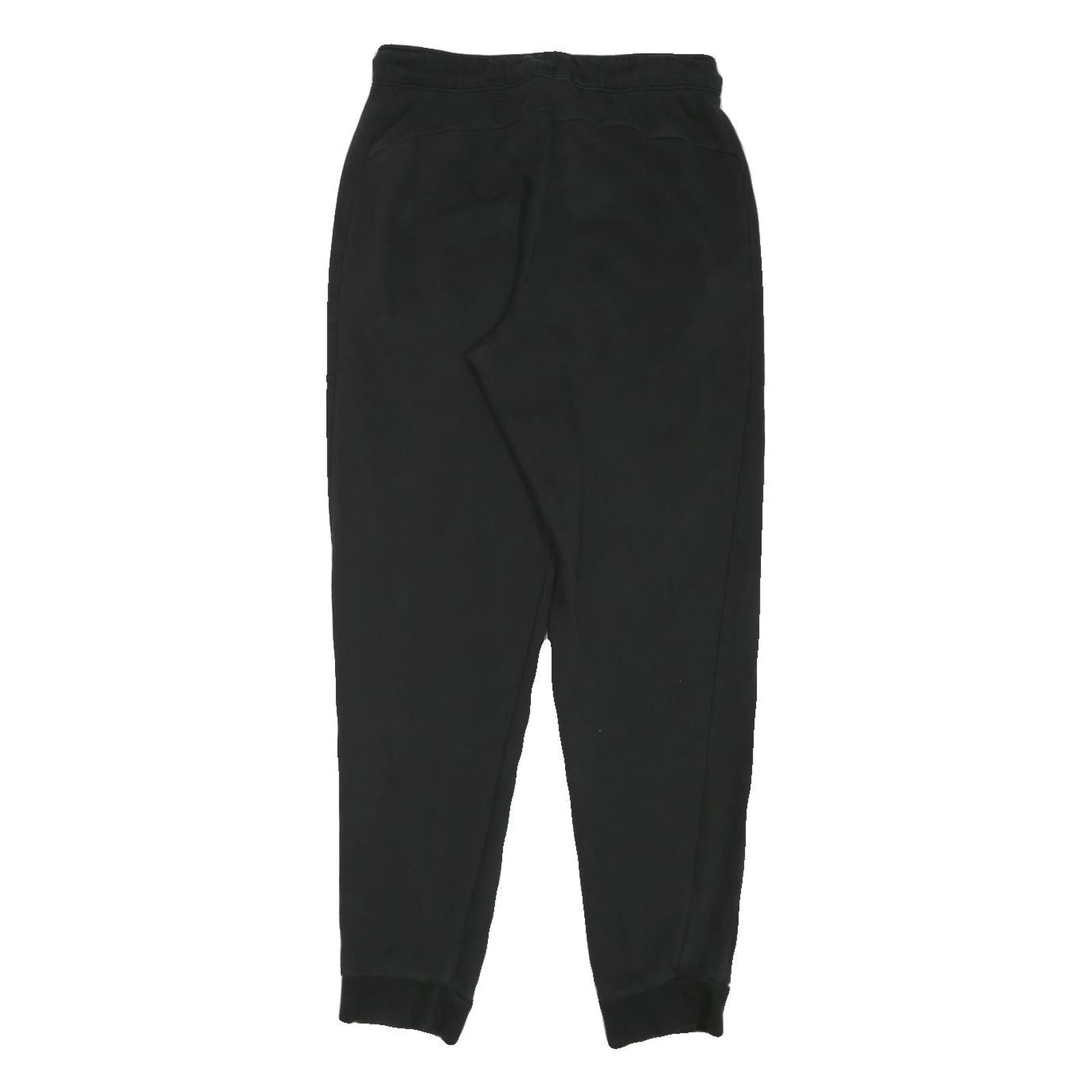 PUMA Mens Joggers Black S W28 L29 Slim Tapered Cotton Blend Logo