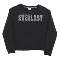 EVERLAST Womens Black Crew Neck M Sweatshirt Cotton Blend Casual Fit