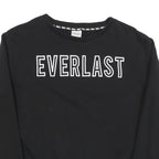 EVERLAST Womens Black Crew Neck M Sweatshirt Cotton Blend Casual Fit