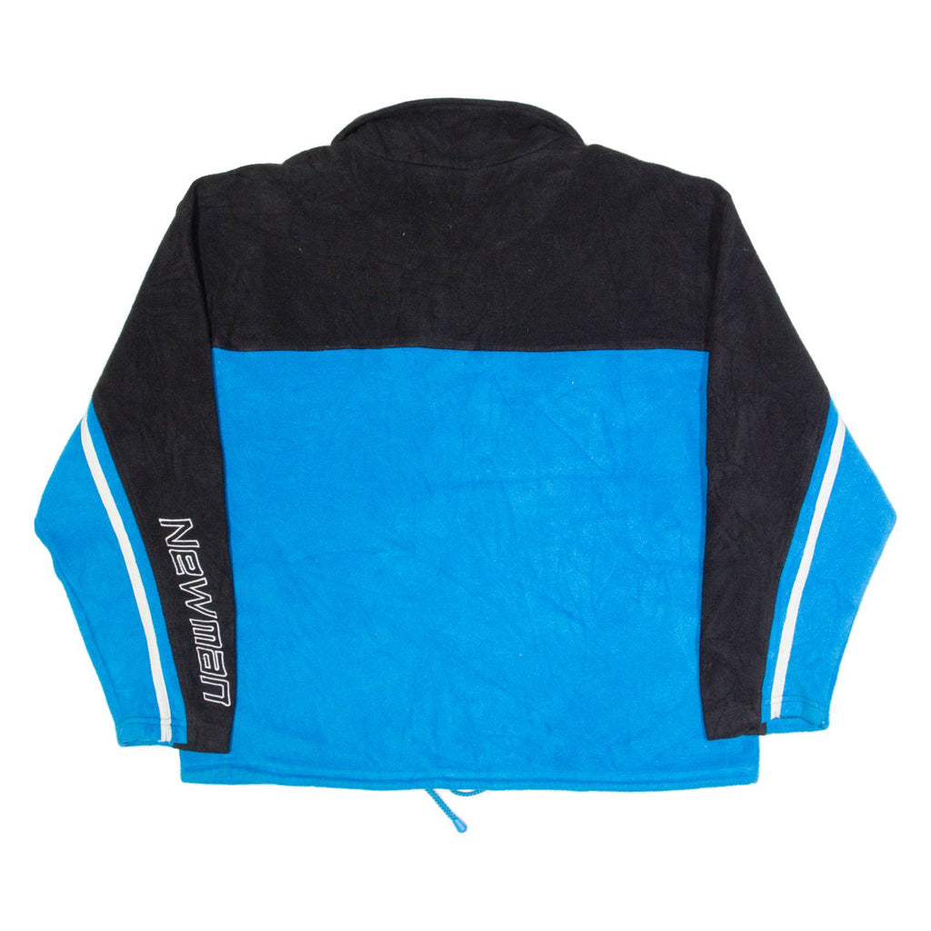Vintage WINNERS CIRCLE Racing Mens Fleece Blue 1/4 Zip 90s XL