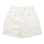 EDDIE BAUER Womens Cotton White Casual Shorts XS W26 Summer Style