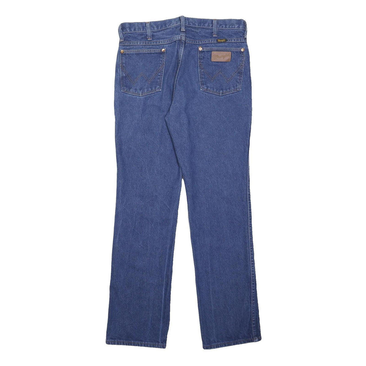 WRANGLER Mens Jeans Blue Regular Straight Denim Medium W34 L31 Classic Style