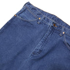 WRANGLER Mens Jeans Blue Regular Straight Denim Medium W34 L31 Classic Style
