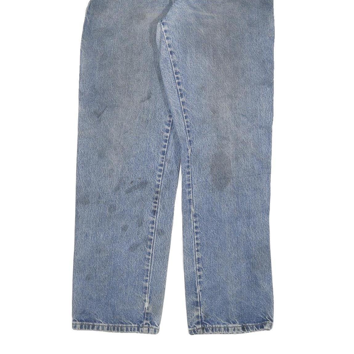 DICKIES Mens Jeans Blue Regular Straight Denim Medium W30 L30 Workwear Zip