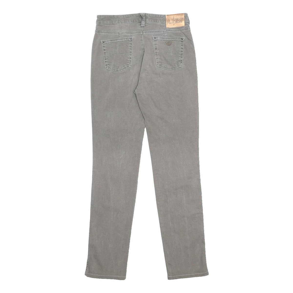 ARMANI JEANS Womens Grey Slim Skinny Denim Medium W30 L32 Zip Cotton Blend