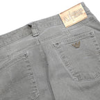 ARMANI JEANS Womens Grey Slim Skinny Denim Medium W30 L32 Zip Cotton Blend