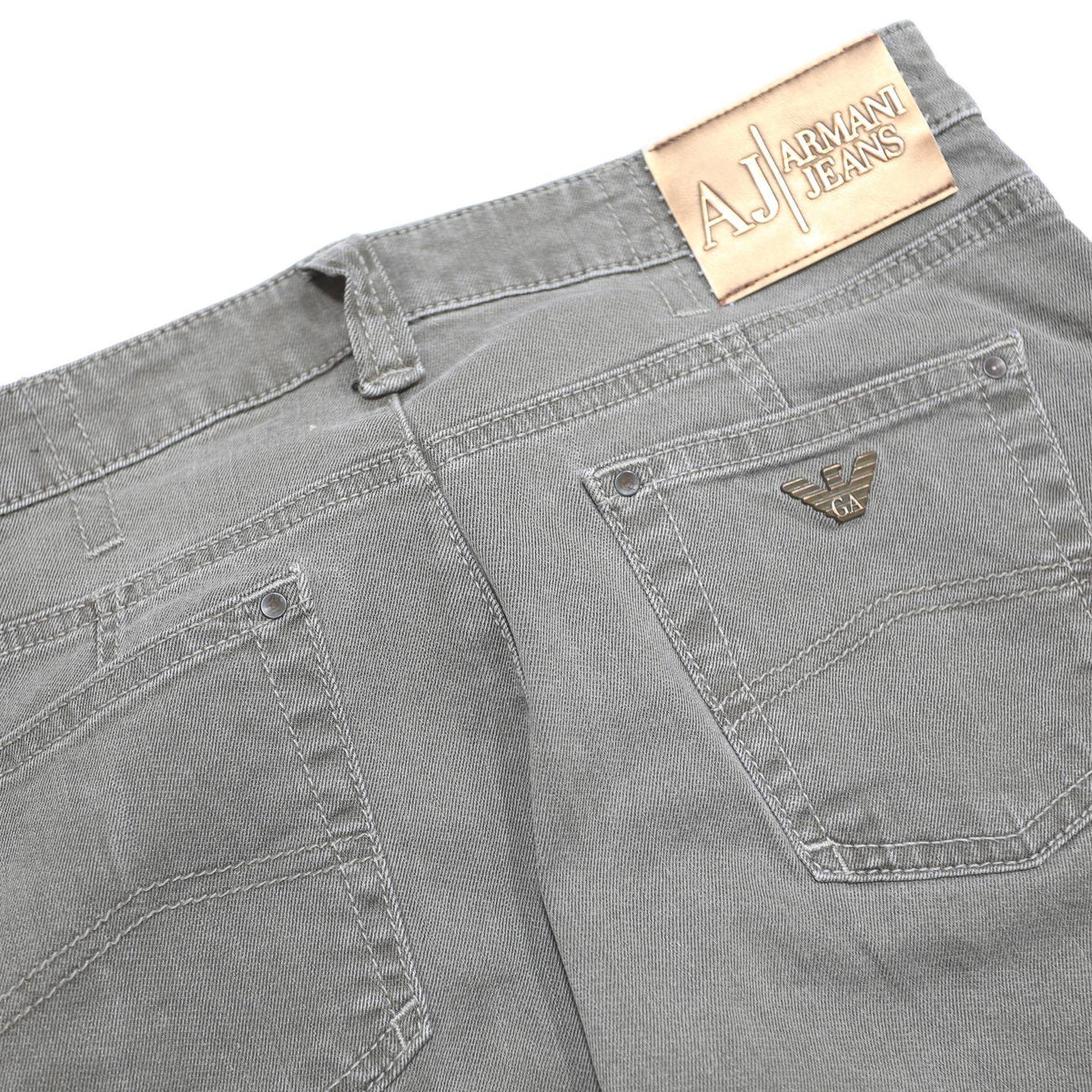 ARMANI JEANS Womens Grey Slim Skinny Denim Medium W30 L32 Zip Cotton Blend