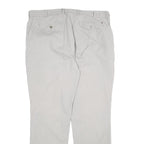 TOMMY HILFIGER Mens Cotton Beige Regular Straight Trousers W38 L30 Casual
