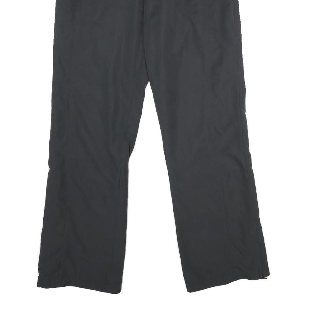 ADIDAS Womens Joggers Black Slim Straight UK 10 W26 L26 Logo Sportswear