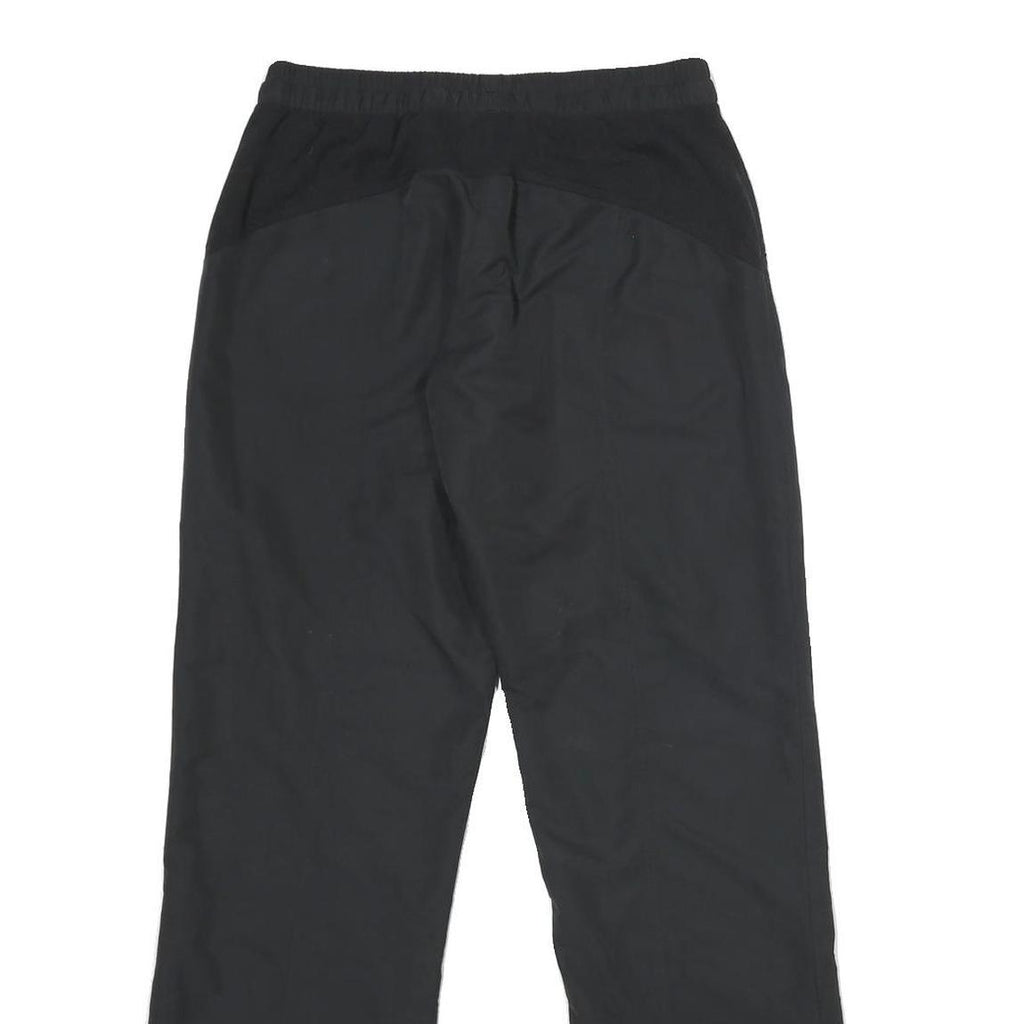 ADIDAS Womens Joggers Black Slim Straight UK 10 W26 L26 Logo Sportswear