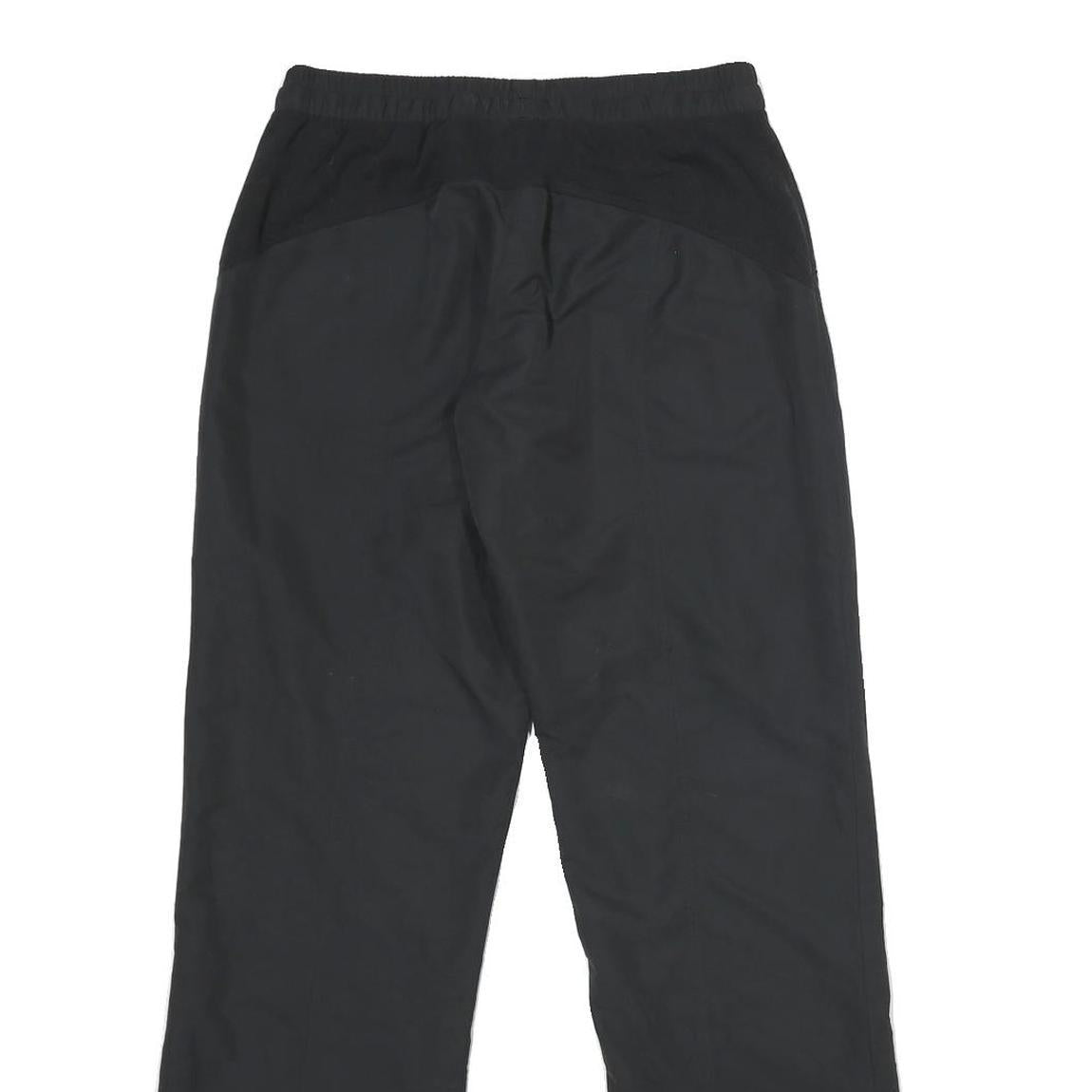 ADIDAS Womens Joggers Black Slim Straight UK 10 W26 L26 Logo Sportswear