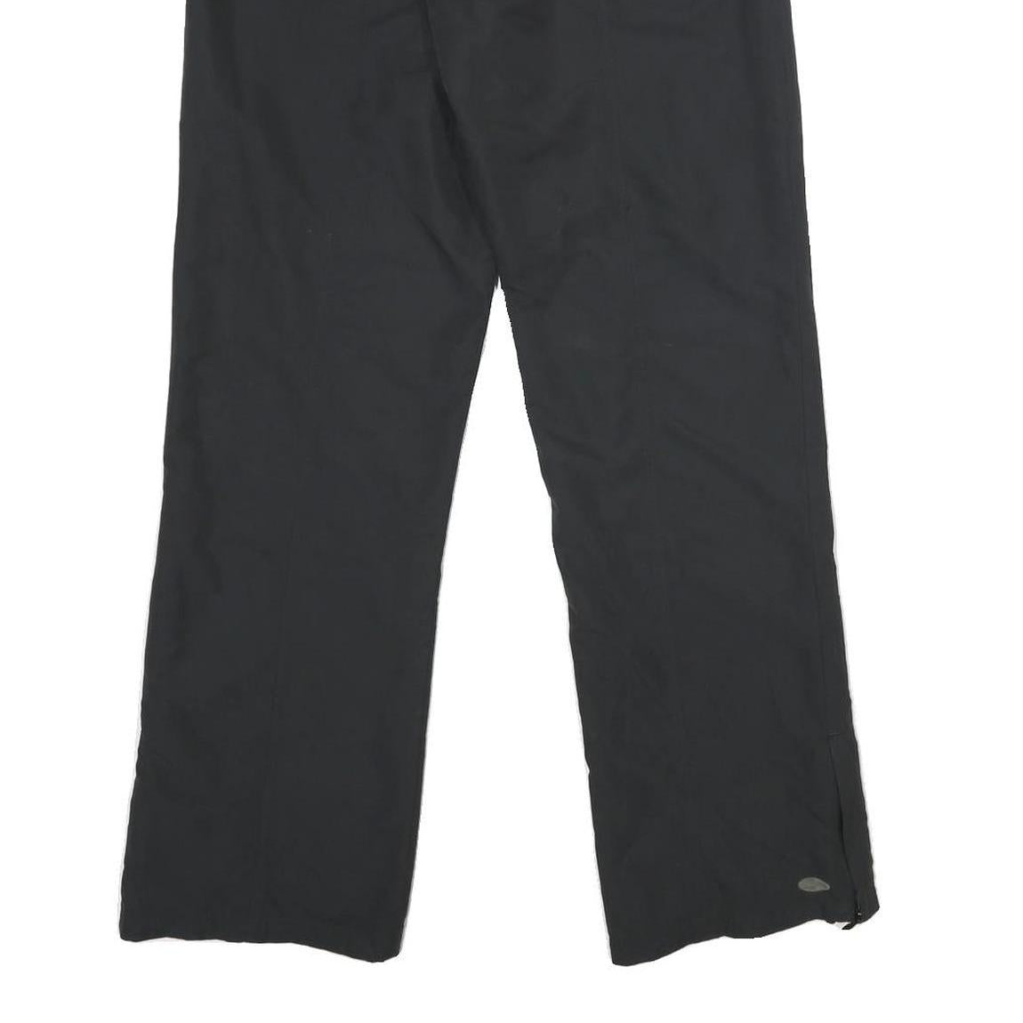 ADIDAS Womens Joggers Black Slim Straight UK 10 W26 L26 Logo Sportswear