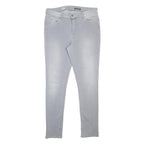 TOMMY HILFIGER Womens Jeans Blue Slim Skinny Denim Light W33 L32 Slim Fit Zip