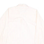 BIG STAR Mens White Shirt M Cotton Blend Casual Button-Up Pocket