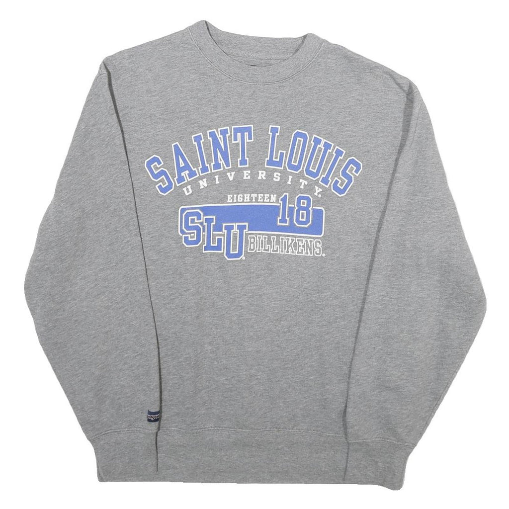 JANSPORT Mens Grey Saint Louis University Cotton Blend Crew Neck M Sweatshirt