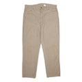 LEVI'S Mens Relaxed Beige Cotton Denim W38 L29 Casual Zip Closure Jeans